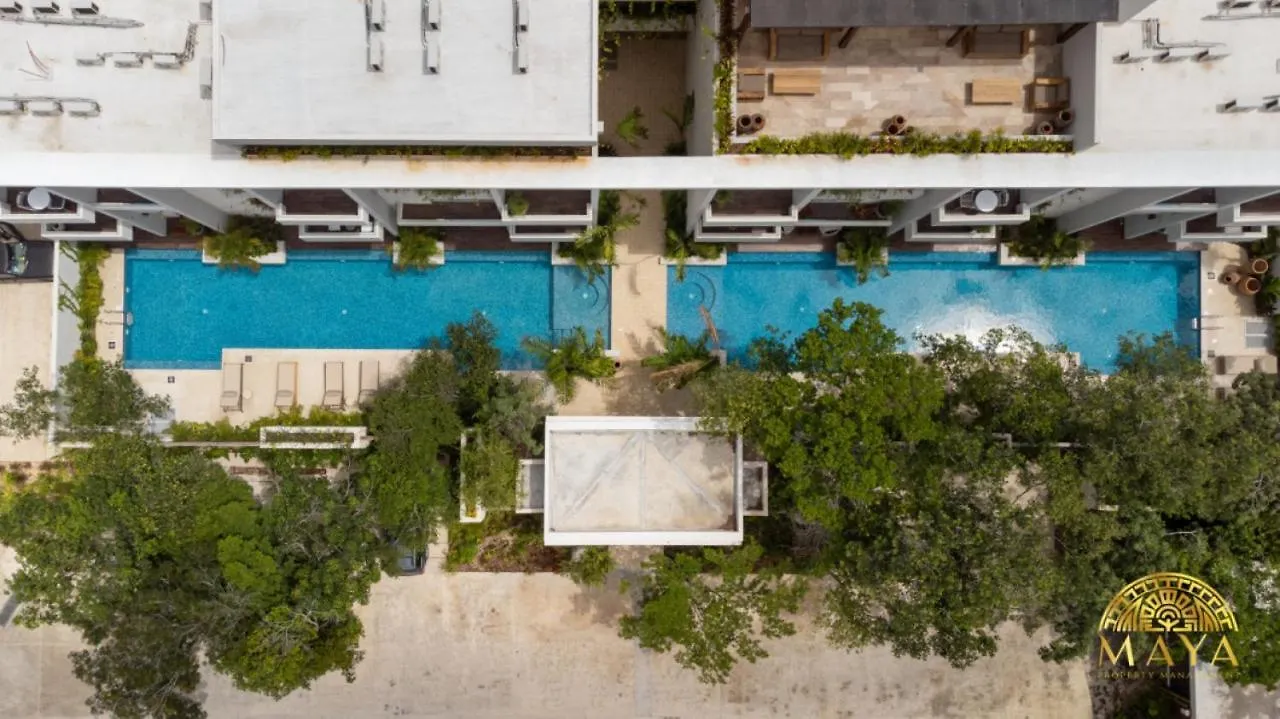 Nhoa 307C Lux 1Br Condo Pool View In Aldea Zama Tulum Feriehus