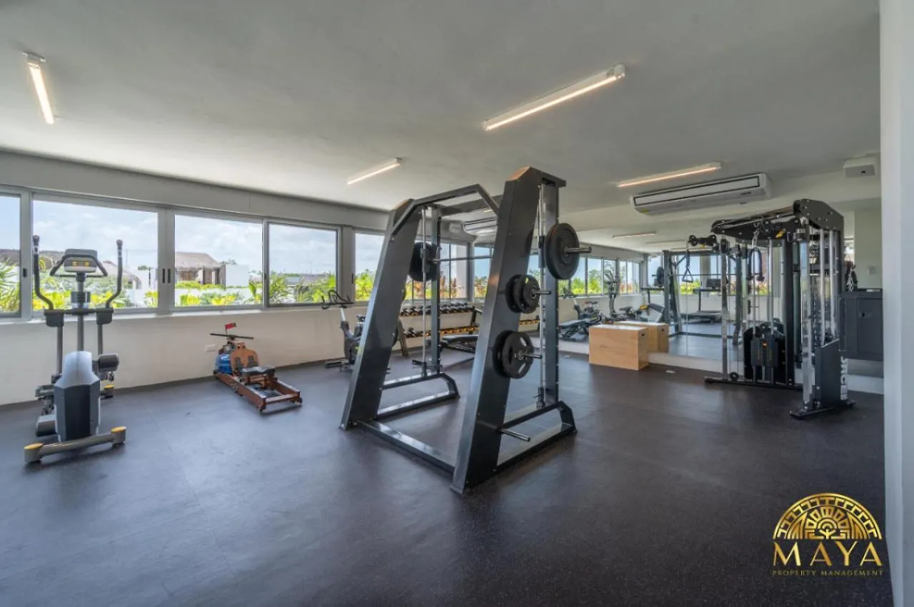 Сasa de vacaciones Nhoa 307C Lux 1Br Condo Pool View In Aldea Zama Tulum México