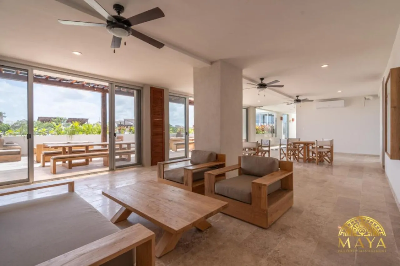 Сasa de vacaciones Nhoa 307C Lux 1Br Condo Pool View In Aldea Zama Tulum
