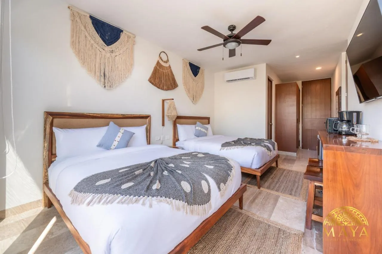 Сasa de vacaciones Nhoa 307C Lux 1Br Condo Pool View In Aldea Zama Tulum México